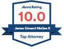 Avvo Rating | 10.0 | James Edward McGee II | Top Attorney