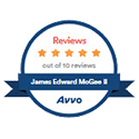 Reviews | Five stars out of 10 reviews | James Edward McGee II | Avvo